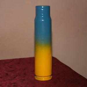 Жовто-блакитна гільза від БМП