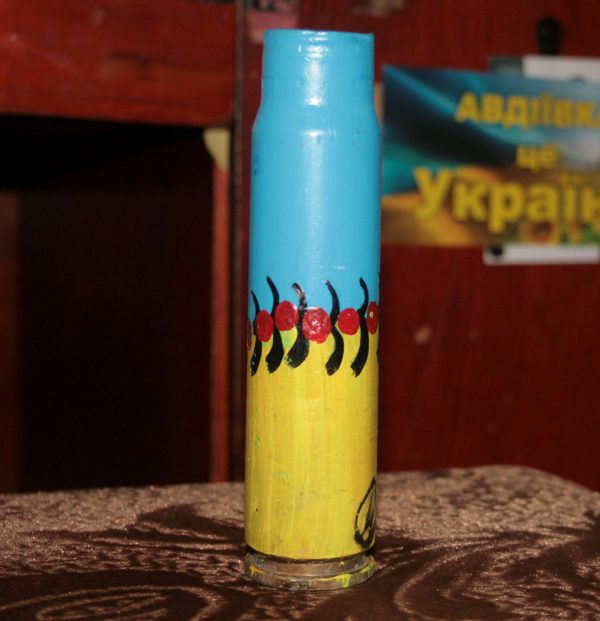 Символи України - декорована гільза-сувенір